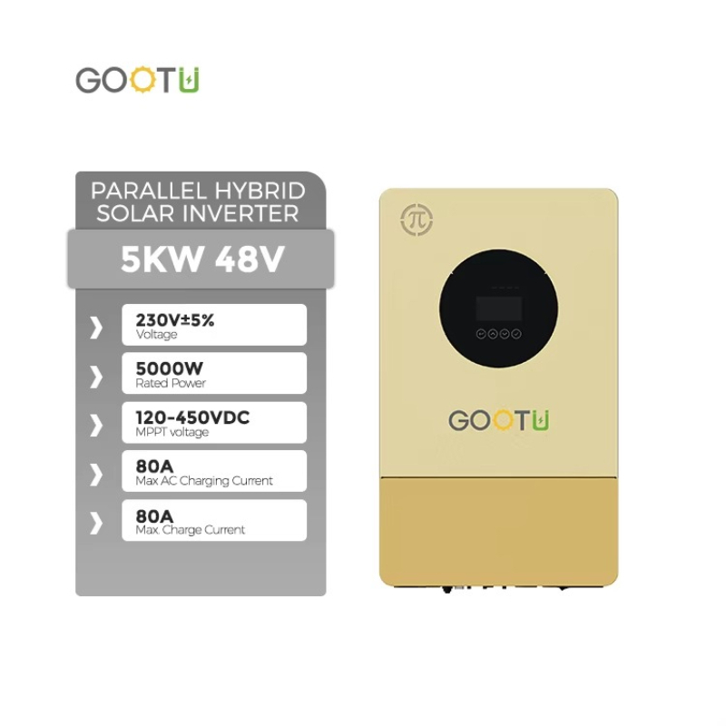 Parallel Solar Inverter 48V 5000W Mppt - Nuevo Inversor Solar Híbrido Gootu de