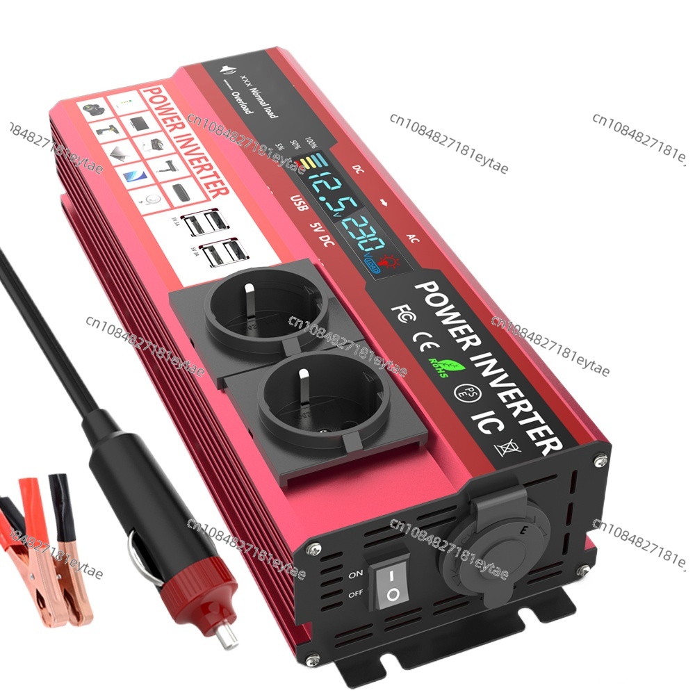 Power Inverter 12V 220V 4000W Continuous - Inversor de Corriente de 12V a