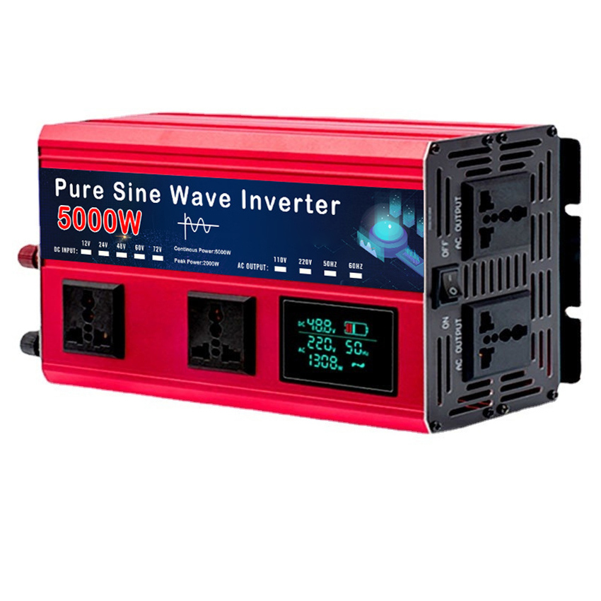 Pure Sine Wave Inverter 5000W 48V 220V - Inversor de Onda Sinusoidal Pura de