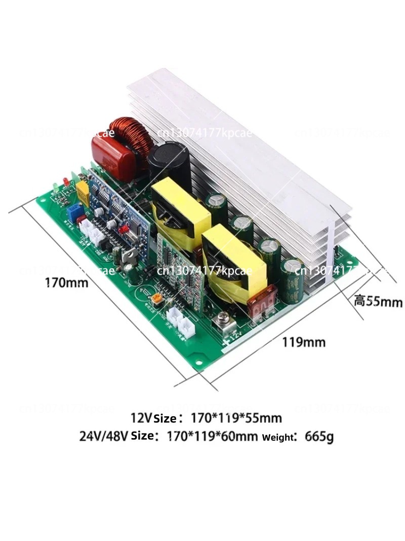 Pure Sine Wave Inverter Board 24V 48V - Inversor de Onda Sinusoidal Pura de