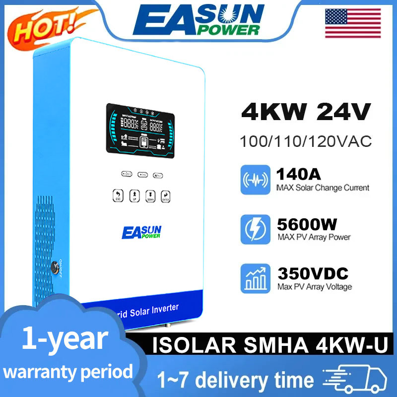 Grid Tie Inverter Limiter 2000W - Inversor Híbrido EASUN POWER de 4000W