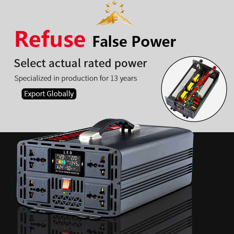 Inversor Portátil de Onda Sinu - Pure Sine Wave Inverter 5000W 48V 220V reseña y precio