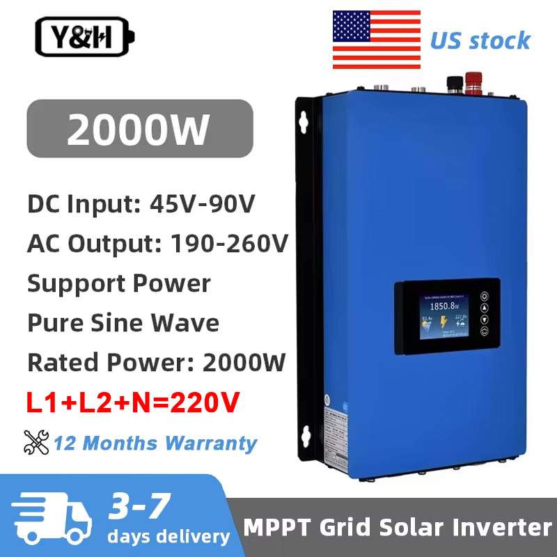 Inversor de conexión a red Sol - Grid Tie Inverter Limiter 2000W reseña y precio