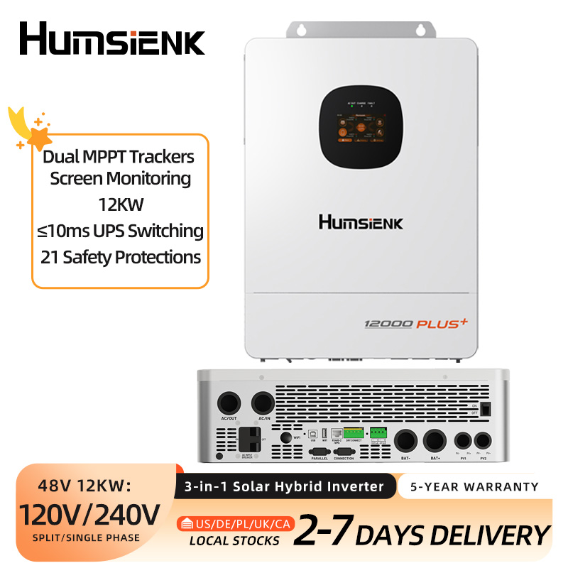 Inversor Híbrido Solar Humsien - Mppt Hybrid Inverter 48V 8Kw 3 Phase reseña y precio