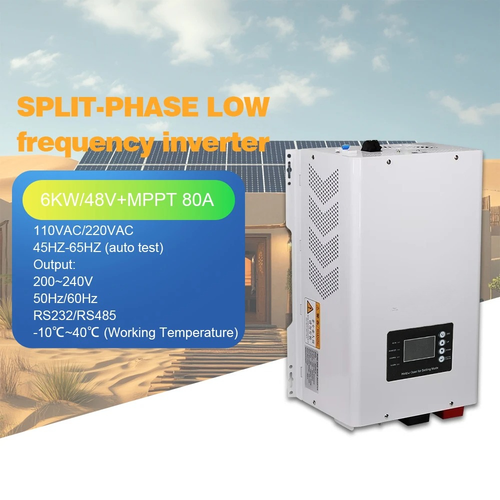 Inversor Solar de Onda Sinusoi - Off Grid Solar Inverter 48V 6000W reseña y precio