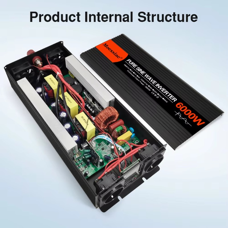 Inversor Solar de Onda Sinusoi - Pure Sine Wave Inverter 5000W 48V 220V reseña y precio