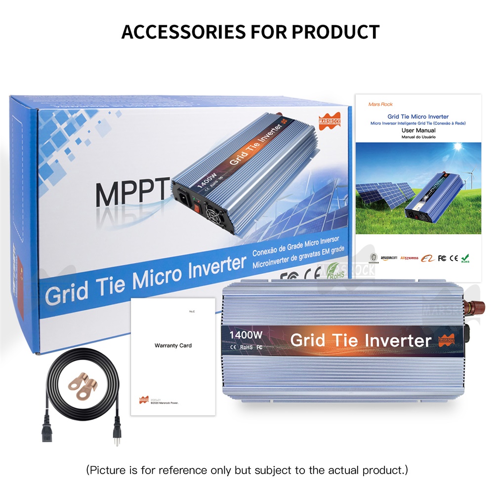 Microinversor Solar de Conexió - Micro Inverter 1400W Solar Grid Tie reseña y precio