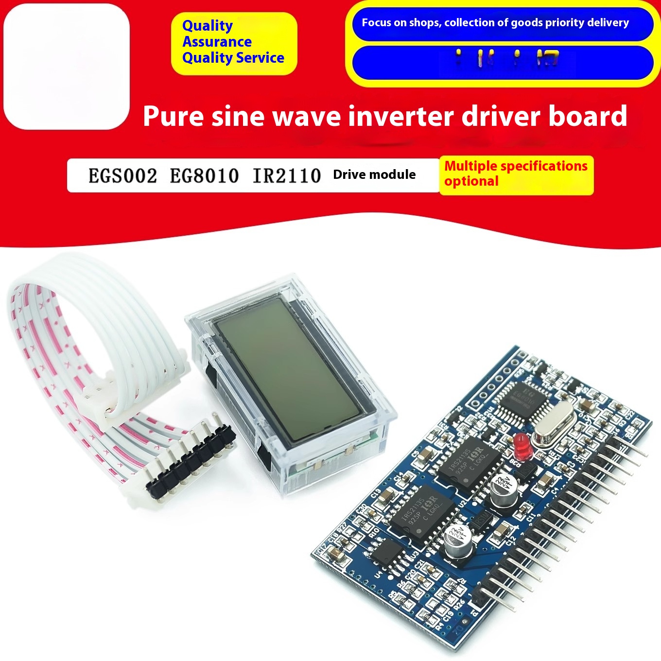 Módulo de controlador de placa - Egs002 Pure Sine Wave Inverter Driver Board reseña y precio