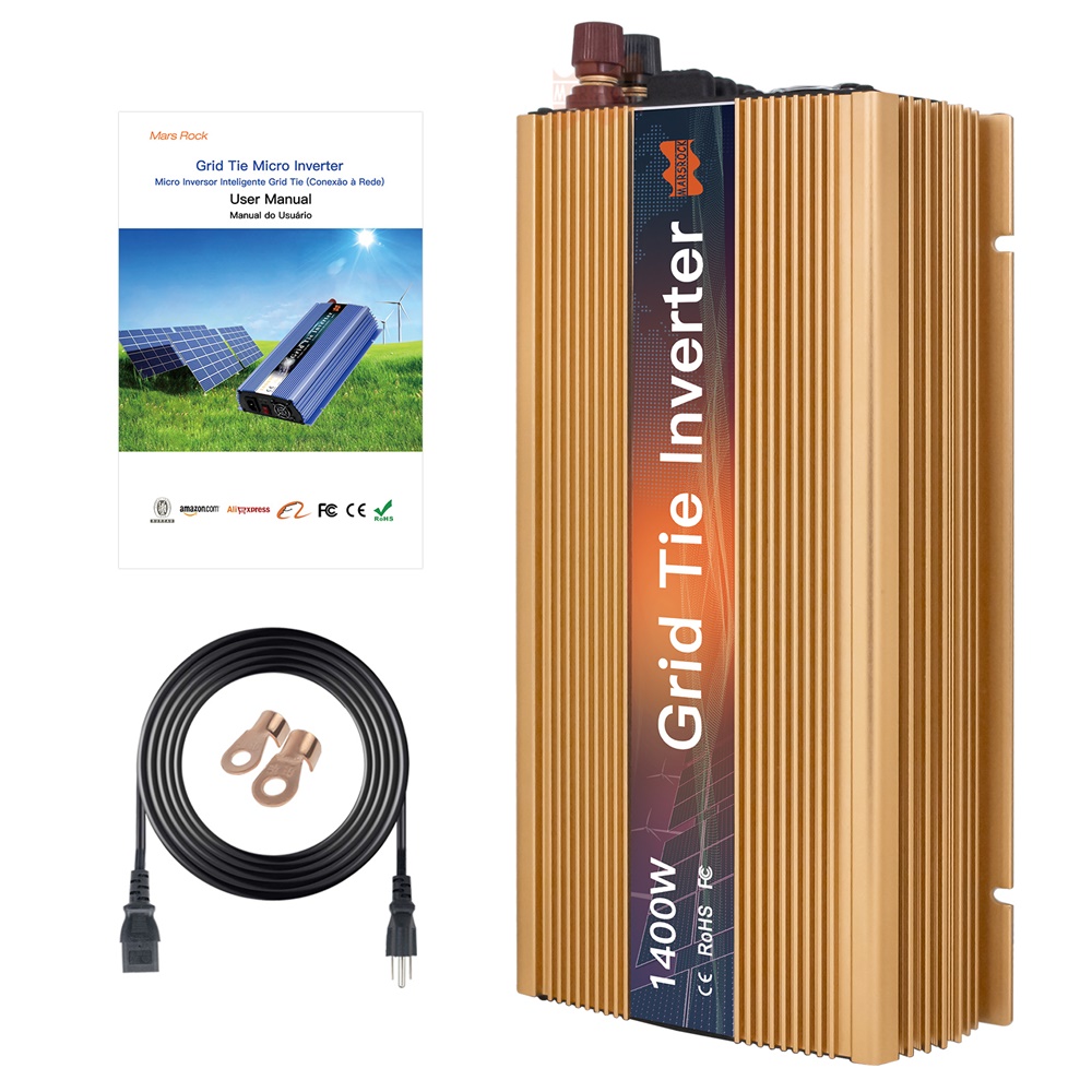 Microinversor de conexión a re - Micro Inverter 1400W Solar Grid Tie reseña y precio