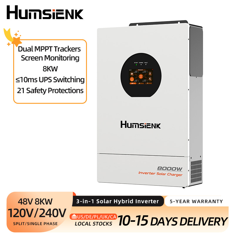 Inversor Híbrido Solar Humsien - Mppt Hybrid Inverter 48V 8Kw 3 Phase reseña y precio