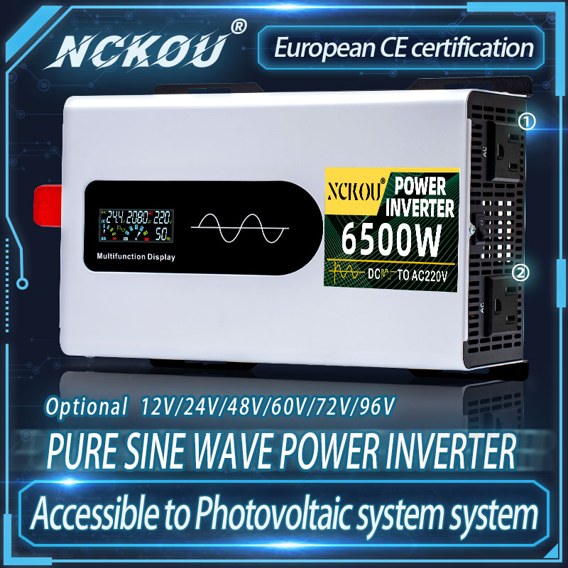 Inversor 12v 24v 48v 72v Para  - Pure Sine Wave Inverter 5000W 48V 220V reseña y precio